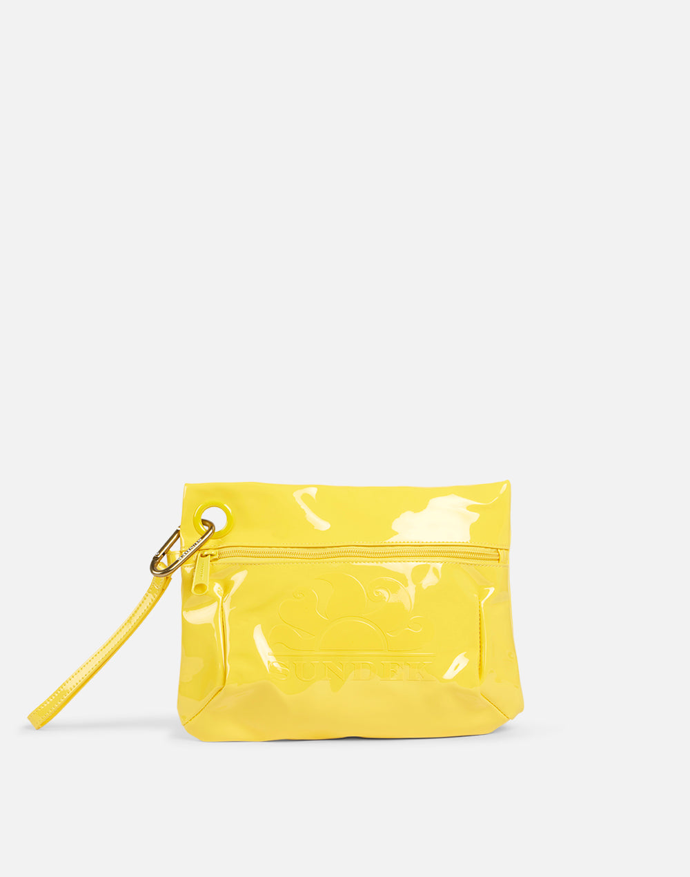 Yellow clutch bag online zara