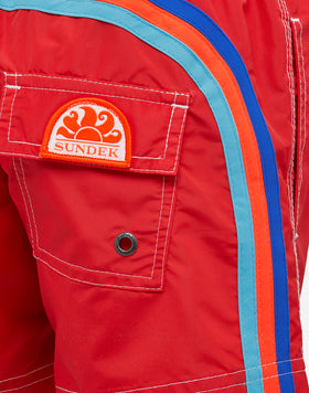 BOY’S SWIMSHORTS SHORT ELASTICATED WAIST ICONIC TAFFETA