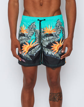 PRINTED BOARDSHORT-PARADISE JUNGLE PRINT