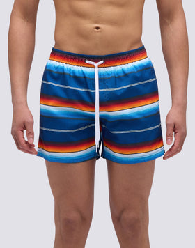 COSTUME DA BAGNO CORTO VITA ELASTICATA STAMPA EL PASO STRIPES