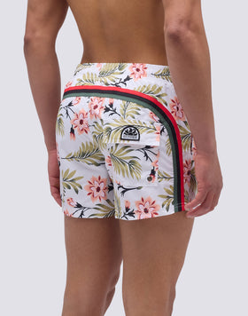 COSTUME DA BAGNO CORTO VITA ELASTICATA STAMPA WALL FLOWER