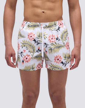 COSTUME DA BAGNO CORTO VITA ELASTICATA STAMPA WALL FLOWER