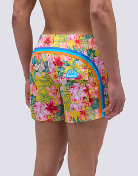 COSTUME DA BAGNO CORTO VITA ELASTICATA STAMPA BORA BORA