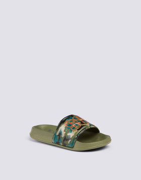 CAMOU BAND SLIPPER WITH LOGO
