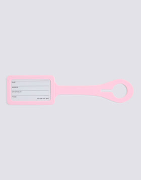 LUGGAGE TAG WITH ENGRAVED LOGO