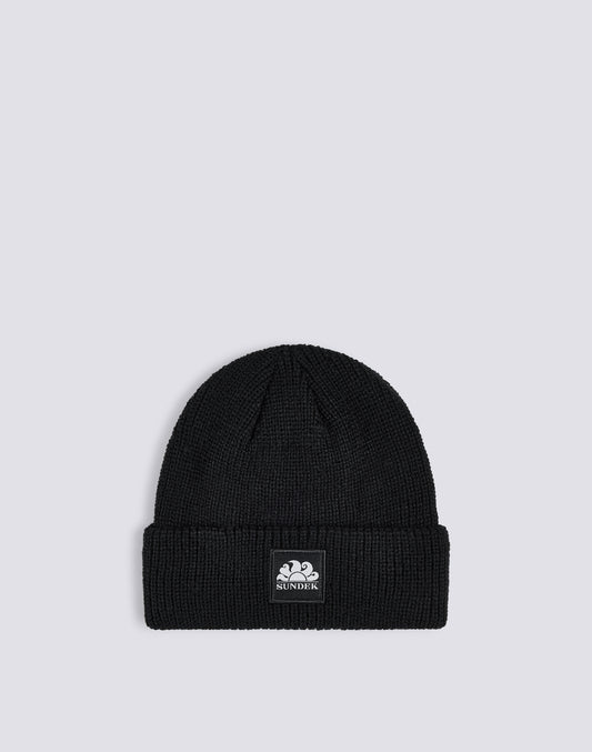 RIB KNITTED BEANIE