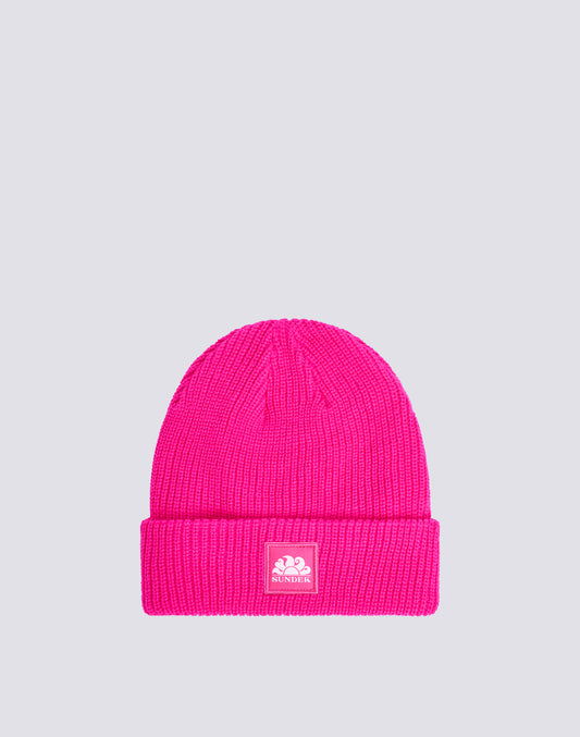 RIB KNITTED BEANIE