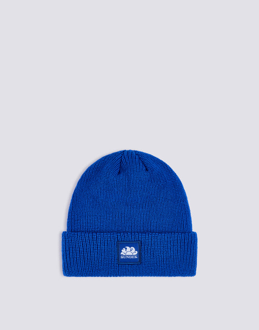 RIB KNITTED BEANIE
