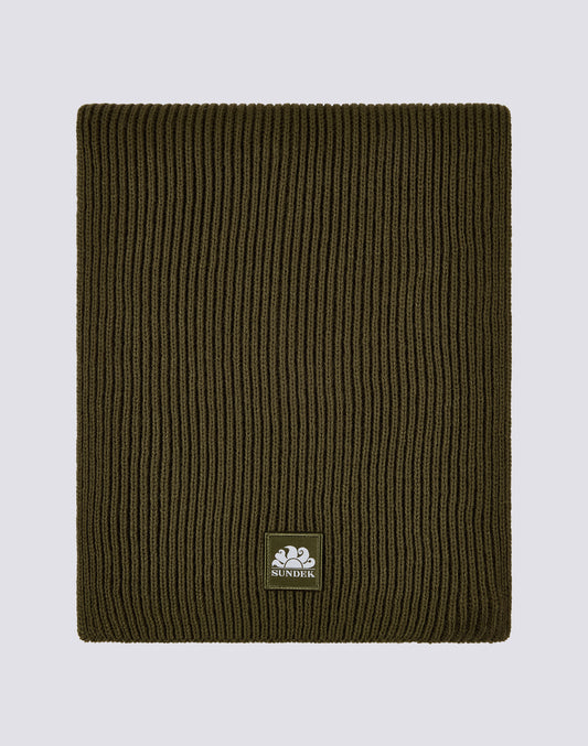 SCIARPA A COSTINE A TINTA UNITA