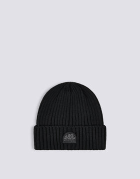 RIB KNITTED BEANIE