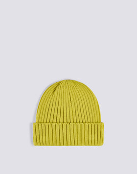 RIB KNITTED BEANIE