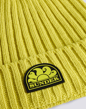 RIB KNITTED BEANIE