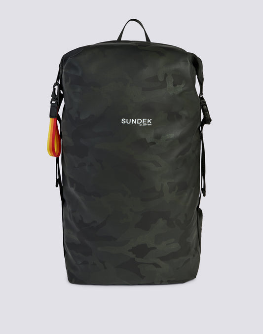 CAMOU BACKPACK WITH ADJUSTABLE SHOULDER STRAP