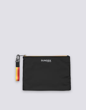 CLUTCH BAG WITH RAINBOW ZIP