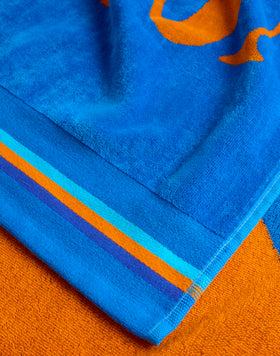 NEW CLASSIC - TELO MARE JACQUARD CON LOGO