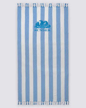 JACQUARD STRIPED BEACH TOWEL