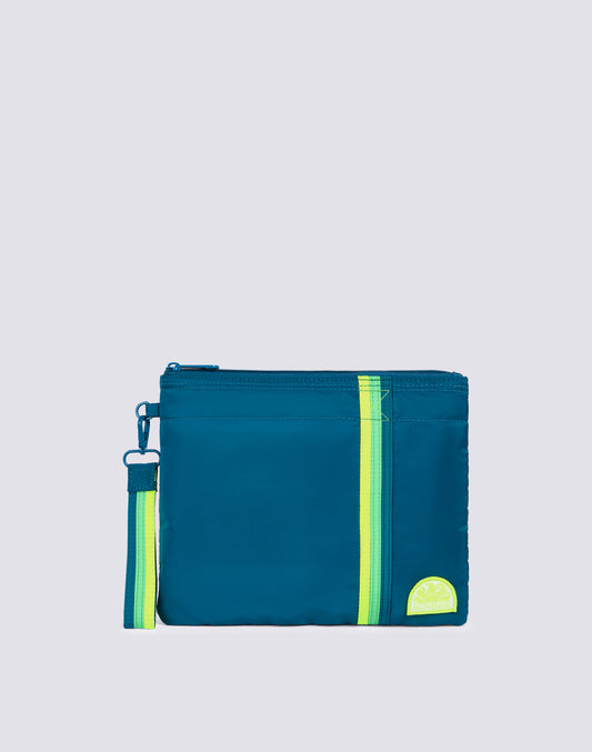 LUDWIG - CLUTCH BAG WITH RAINBOW DETAIL