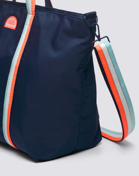 BON - BEACH BAG WITH RAINBOW DETAILS