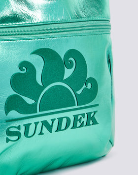 LAMINATED CLUTCH BAG WITH LOGO