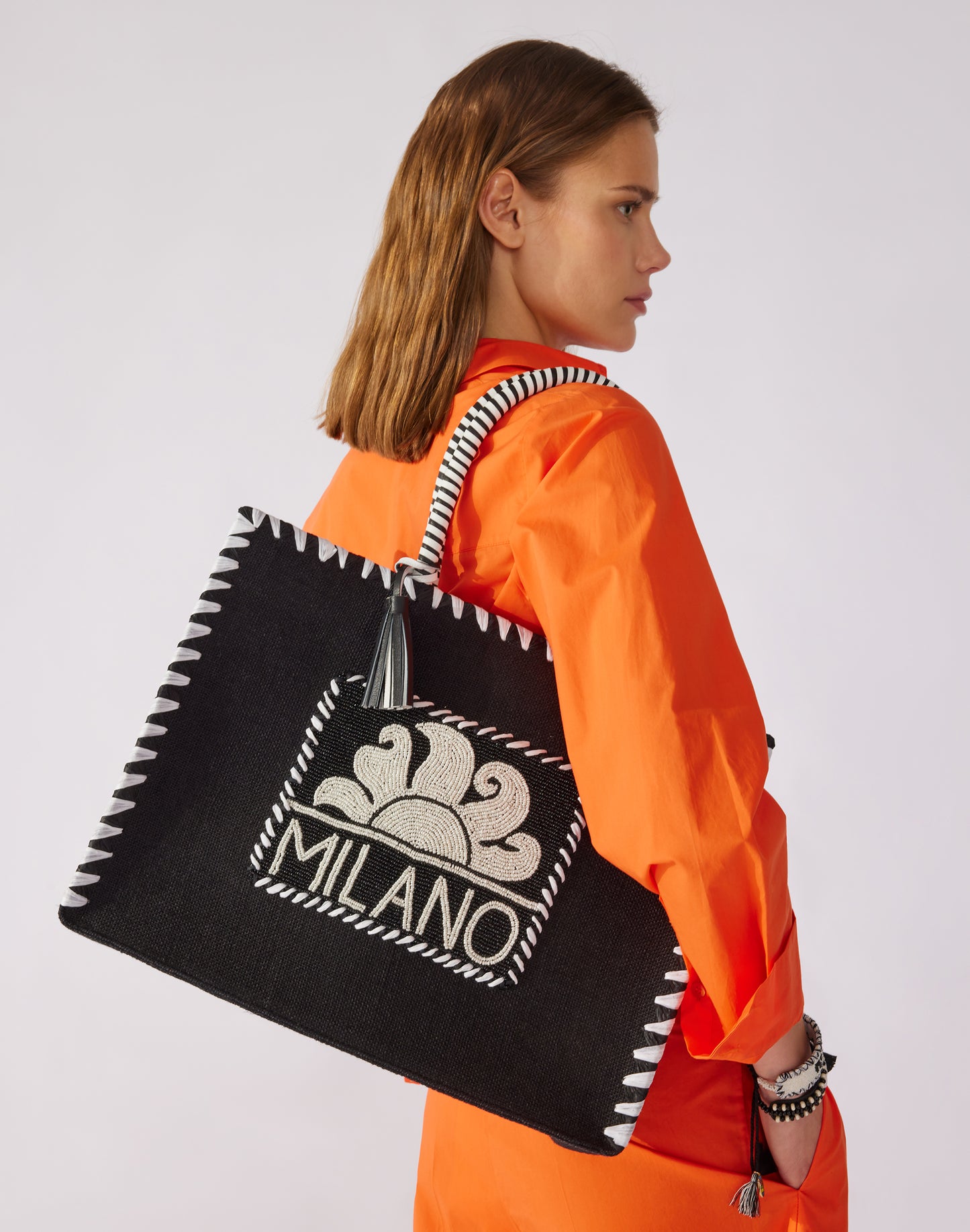 BORSA IN CANVAS MILANO