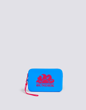 MINI RUBBER CLUTCH BAG WITH LOGO