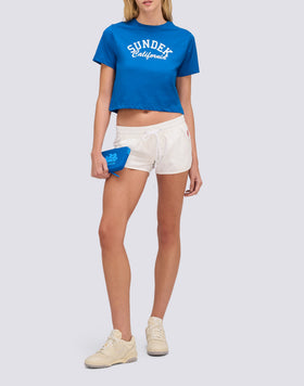 MINI RUBBER CLUTCH BAG WITH LOGO