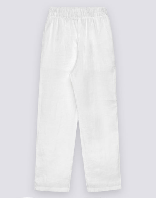 PANTALONI LUNGHI IN LINO DA BAMBINO