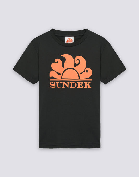MINI NEW SIMEON LOGO T-SHIRT GIROCOLLO