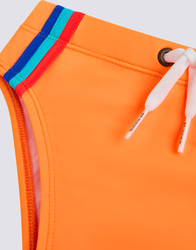 BOYS' TRICOLOUR SWIM SHORTS
