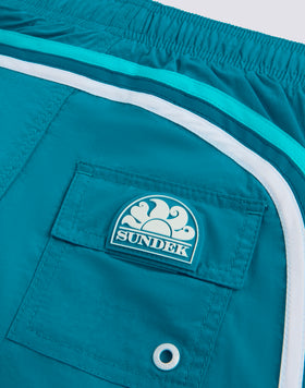 COSTUME DA BAGNO BAMBINO CORTO VITA ELASTICATA CRINKLED