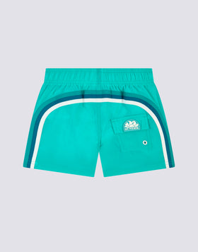 SWIMSHORTS SHORT ELASTICATED WAIST CRINKLED