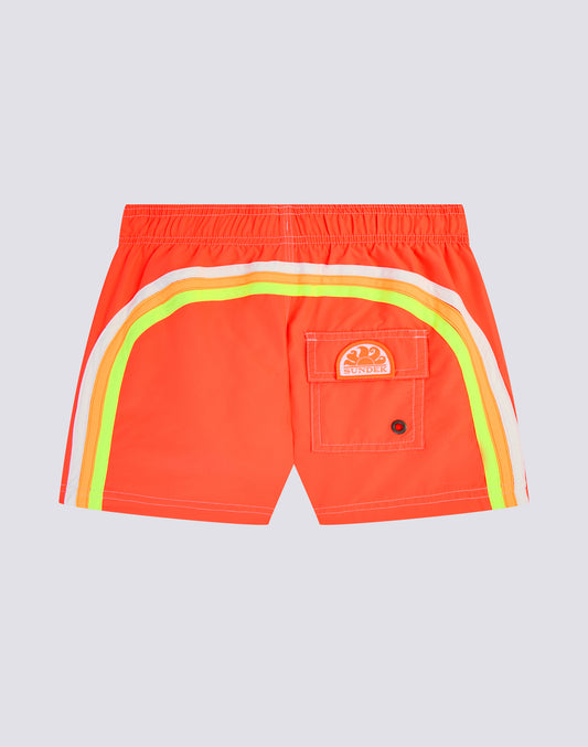 BAÑADOR NIÑO CORTO CON CINTURA ELÁSTICA REPREVE®