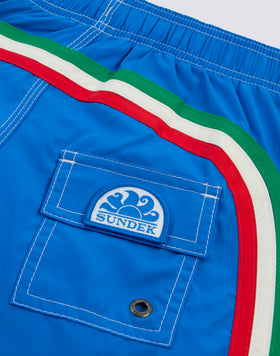 MAILLOT DE BAIN COURT TAILLE ÉLASTIQUE REPREVE®