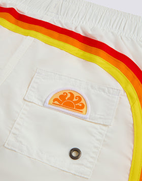 BAÑADOR NIÑO CORTO CON CINTURA ELÁSTICA ICONIC TAFFETA