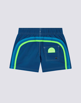 BOY’S SWIMSHORTS SHORT ELASTICATED WAIST ICONIC TAFFETA