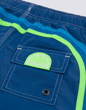 BOY’S SWIMSHORTS SHORT ELASTICATED WAIST ICONIC TAFFETA