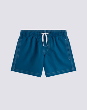 BAÑADOR NIÑO CORTO CON CINTURA ELÁSTICA ICONIC TAFFETA