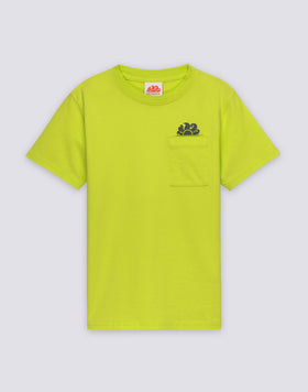 BOYS' SHORT-SLEEVED T-SHIRT WITH POCKET AND LOGO ON THE FRONT