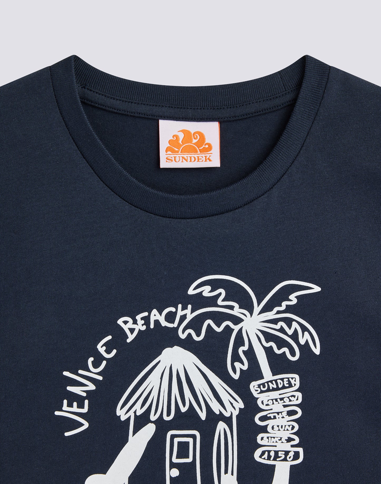 T-SHIRT WITH VENICE BEACH PRINT