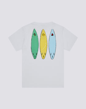 T-SHIRT À MANCHES COURTES POUR ENFANT AVEC IMPRIMÉ JUICY STRIPES SURFBOARD