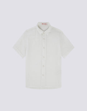 CHEMISE EN LIN À MANCHES COURTES POUR ENFANT