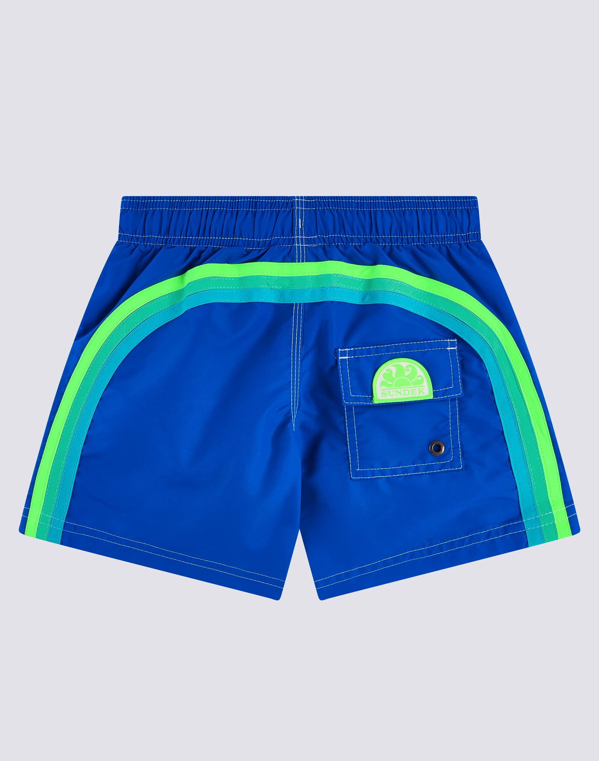 Short De Bain SUNDEK Junior MOD. B504BDTA100 - Coupe Courte, Hydrofuge, Poches