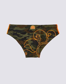 SLIP MARE MINI LEONARDO CAMOU