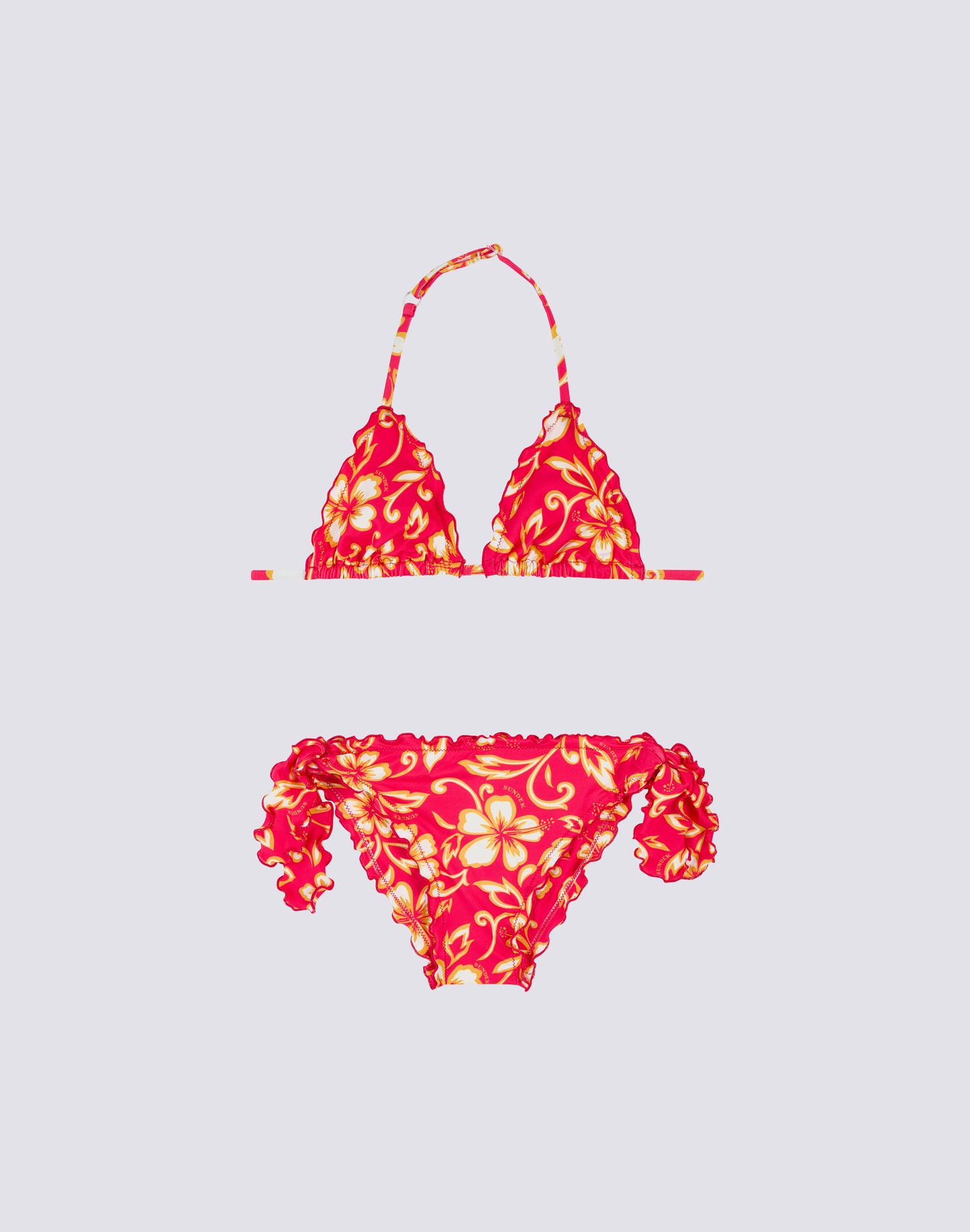 BIKINI IMPRIMÉ HIBISCUS FILLE SK23