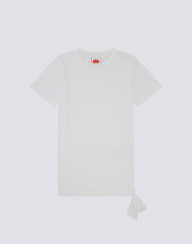 PLAIN MINI DRESS FOR GIRLS WITH KNOT