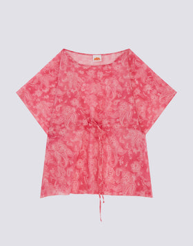 ABITO BAMBINA A FARFALLA CON STAMPA HIBI PAISLEY