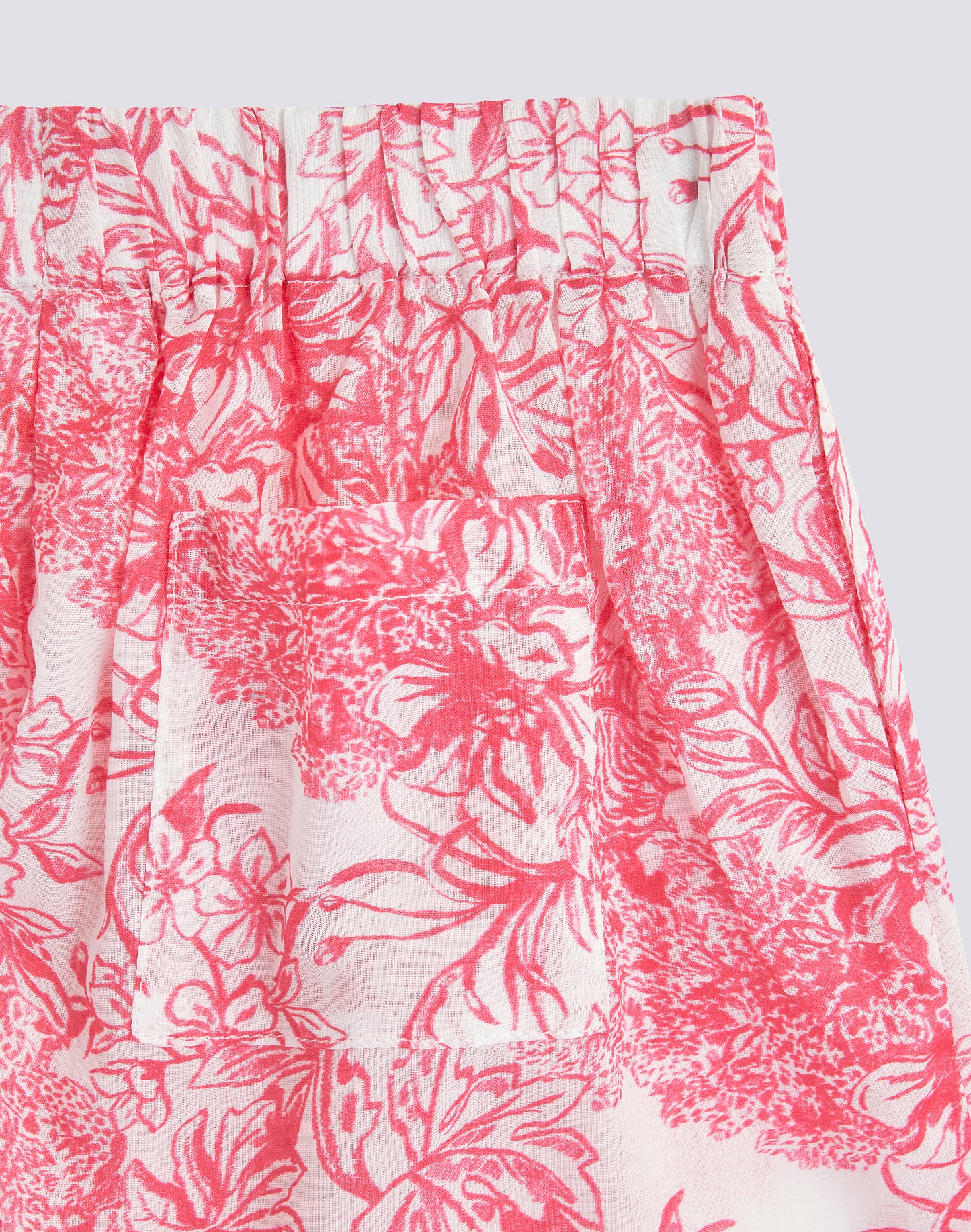 FLEUR DE JOIE PRINT STRETCH SHORTS