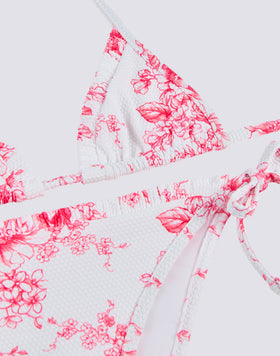 MINI BIKINI CON STAMPA ROSE DE JOIE