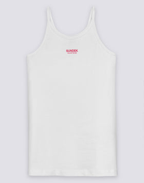 ROBE SANS MANCHES POUR FILLE AVEC LOGO