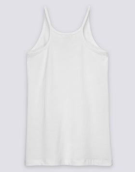 ROBE SANS MANCHES POUR FILLE AVEC LOGO